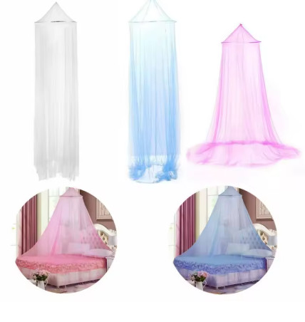 Mosquitera colgante, cúpula de princesa, cubierta de cama plegable, red colgante a prueba de moscas, tienda protectora para cama, mosquitera para suelo, tienda de cama