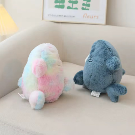 Muñeco de Peluche de tiburón y gato para bebé, Animal de Peluche suave de dibujos animados, lindo regalo de cumpleaños y Navidad para niños