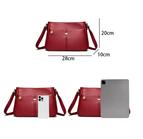 ¡Novedad de 2024! Bolso de mano para mujer, bolso de hombro femenino de diseñador de lujo a la moda, bolsos cruzados de Color sólido para mujer