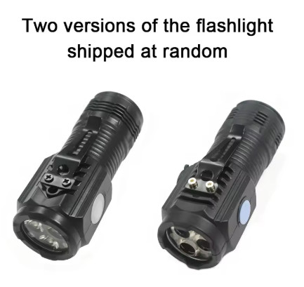 Nueva linterna Ultra potente, Mini linterna táctica LED de 3 núcleos, linterna LED recargable de alta potencia, lámpara de mano con Clip de bolígrafo de Metal