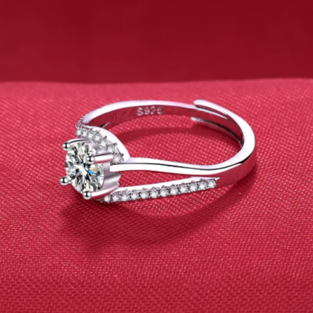 Nuevo Anillo con circonita 5A brillante para mujer, joyería de boda, abalorio de compromiso, regalo de moda para fiesta, anillo de alta calidad
