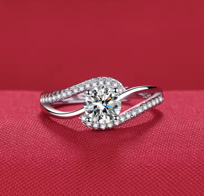 Nuevo Anillo de Plata de Ley 925 con circonita 5A brillante para mujer, joyería de boda, abalorio de compromiso, regalo de moda para fiesta, anillo de alta calidad