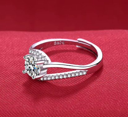 Nuevo Anillo de Plata de Ley 925 con circonita 5A brillante para mujer, joyería de boda, abalorio de compromiso, regalo de moda para fiesta, anillo de alta calidad