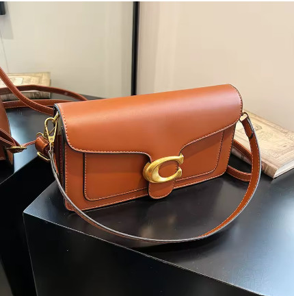 Nuevo bolso de nicho para mujer, textura premium, color sólido, simple y versátil, bolso cuadrado pequeño, bolso de hombro con múltiples compartimentos para ir al trabajo.