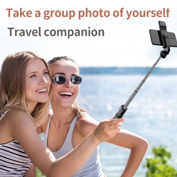 Nuevo trípode FGCLSY para cámara de smartphone, soporte con disparador Bluetooth y luz, soportes inalámbricos para palo selfie con soporte para teléfono