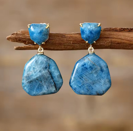Nuevos pendientes de moda para mujer, pendientes con forma de ojo de tigre y amatistas atrevidas, joyería elegante de lujo para chicas adolescentes, bisutería al por mayor
