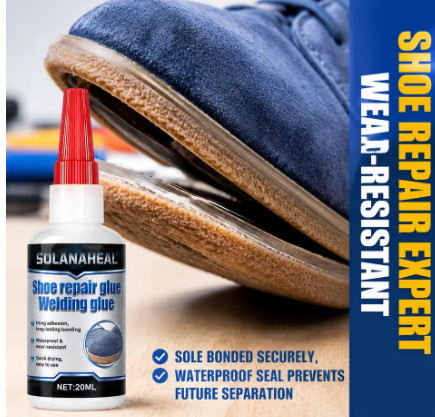 Pegamento para Reparación de Calzado, Adhesivo Impermeable y Resistente al Desgaste para Zapatillas y Calzado