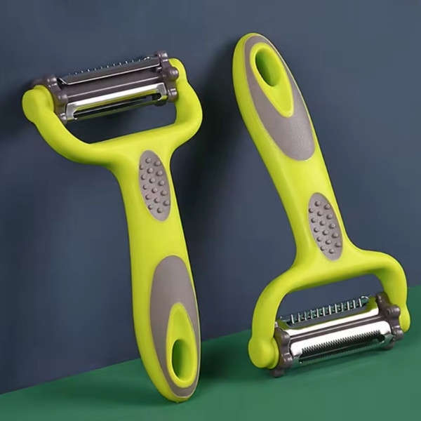 Pelador rotativo 3 en 1, ralladores de repollo para frutas y verduras, rebanador para ensalada, rallador multifunción de cocina