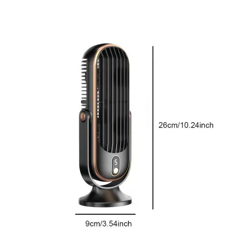 Ventilador de Escritorio Portátil Mejorado con Batería Grande y Doble Motor, para Oficina