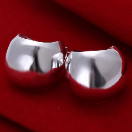 Pendientes finos de Color plata estampado, producto Popular de alta calidad para boda, pendientes de fiesta para mujer, joyería