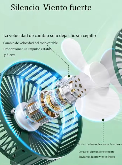 Pequeno ventilador de escritorio pequeno ventilador plegable Oficina de sonido ligero USB recargable ventilador telescopico de escritorio domestico
