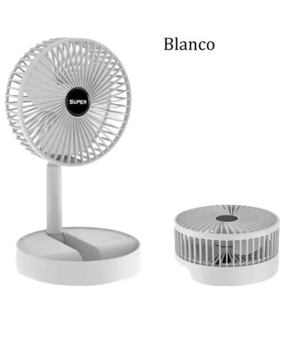 Pequeno ventilador de escritorio pequeno ventilador plegable Oficina de sonido ligero USB recargable ventilador telescopico de escritorio domestico