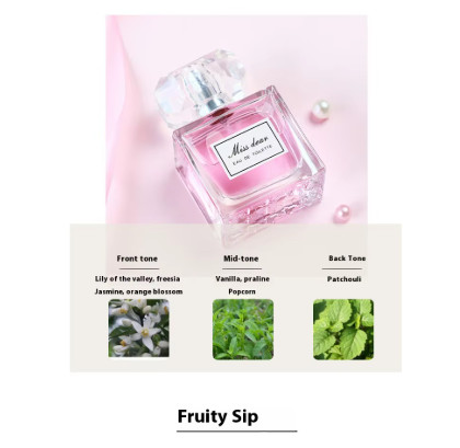 Perfume de marca almizcle para mujer, Perfume en aerosol para flirteo, feromonas, jazmín de larga duración, fragancia ligera afrutada, regalo romántico seductor