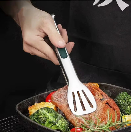 Pinzas antideslizantes de acero inoxidable para alimentos, Clip para carne, ensalada, pan, parrilla para barbacoa, abrazadera para Buffet, herramientas de cocina.