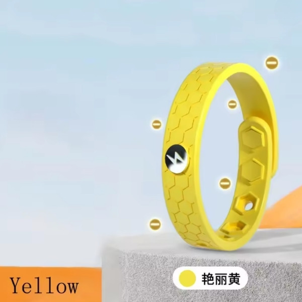 Pulsera de energía ajustable de Gel de sílice Bio, a la moda, iones negativos, antiestático, antifatiga, vehículo deportivo, correa de muñeca para la salud