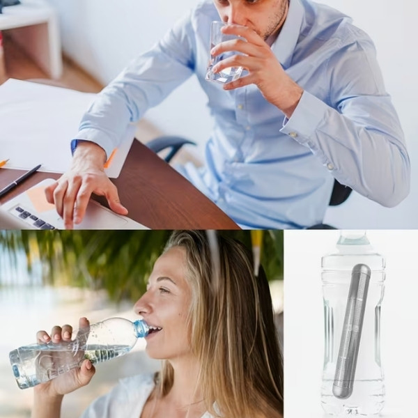 Purificador de agua, palo ionizador, aumento de PH, carga Neg, purificador de agua alcalina, palos de agua alcalina