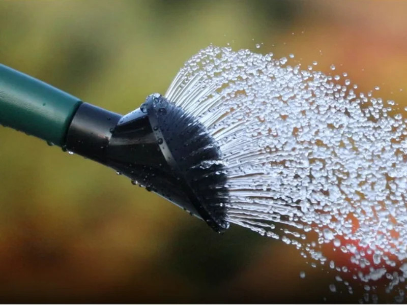 Regadera de plástico de 5L, regadera esencial para jardín