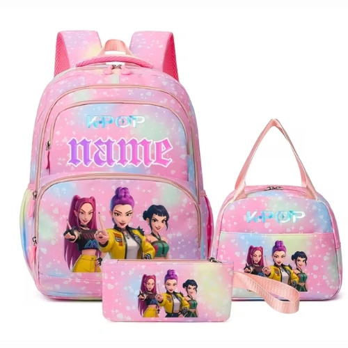 Set de  Mochila Casual de Gran Capacidad, 3 PZ, Material Oxford Duradero, Diseño Ligero y Plegable, Cierre de Cremallera Multifuncional, Correas Ajustables