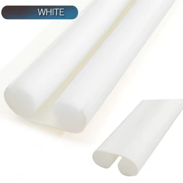 Tapón de tira de sellado inferior de puerta Flexible, protector de burlete para puerta, bloqueador de polvo y viento, tapón sellador, sello de puerta