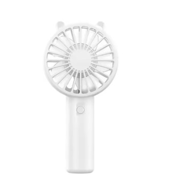 Ventilador de mano portátil, pequeño ventilador de refrigeración, recargable por USB, Enfriador silencioso de pestañas, ventilador de mano, Mini escritorio recargable por USB