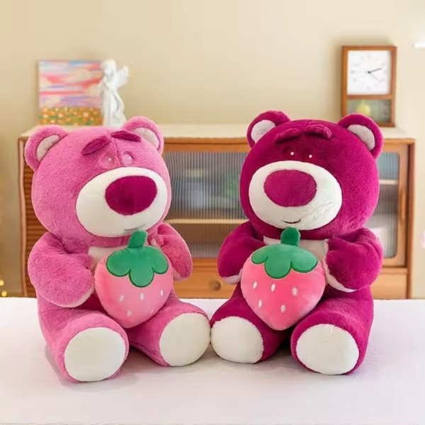 Juguete de peluche dibujos animados Anime oso de fresa muñeco