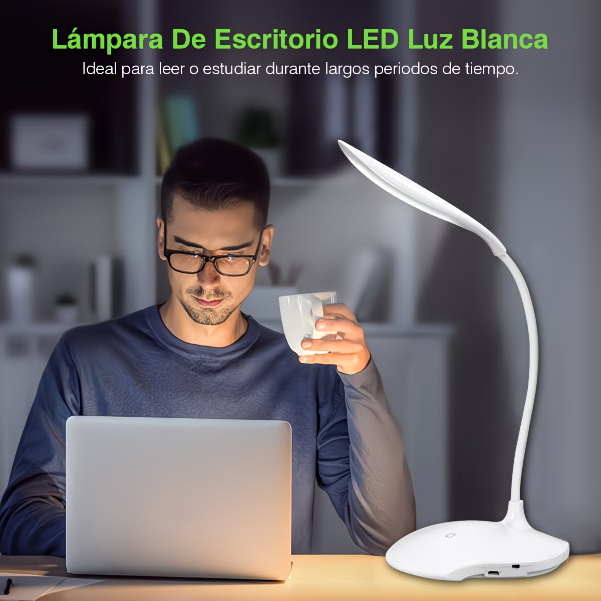 Lámpara de Escritorio Recargable