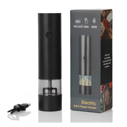 molinillo de especias automáticos, recargable, 1pz