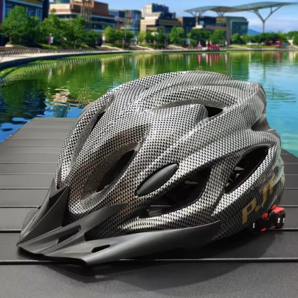 PMT-casco de ciclismo ligero, forro cómodo, seguridad de conducción hueca, protección para la cabeza, casco de bicicleta MTB
