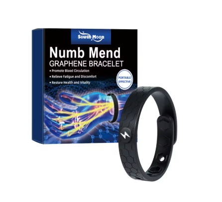 Pulsera de terapia de energía South Moon, brazalete ajustable para aliviar el dolor de artritis, adormecimiento de manos, antifatiga, mejora la circulación