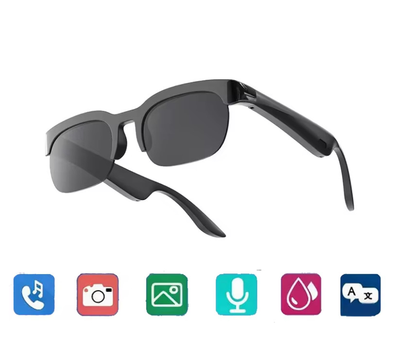 Gafas Inteligentes Lenovo 2026, Nuevas con Traducción IA, Bluetooth, Grabación de Conversaciones, Escucha de Música, para Hombres y Mujeres