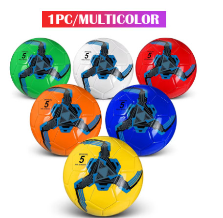 Fútbol portátil duradero, 22 cm de diámetro, color clásico, pelota de entrenamiento, PVC estándar No. 5