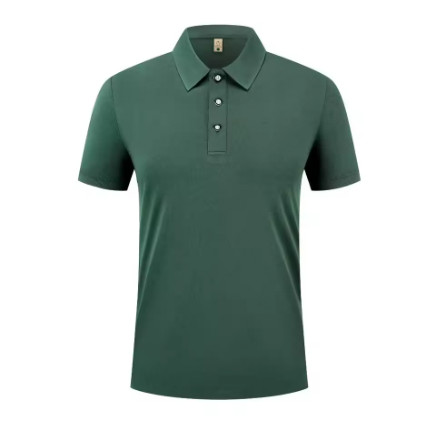 Camisa POLO de manga corta con solapa de secado rápido para hombre, traje deportivo informal de verano, 23 camisas de Color sólido, traje de ciclismo, traje de Fitness para S-4XL