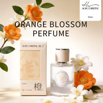 Fragancia de Flor de Azahar de la Marca HOPE CHRISTINE para Mujer, Notas Florales Originales de Larga Duración, Perfume de 50 ml