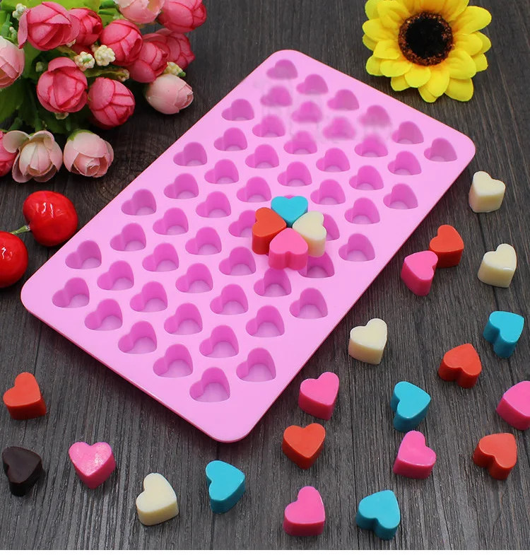 Molde de silicona de 55 rejillas para Chocolate, grado alimenticio
