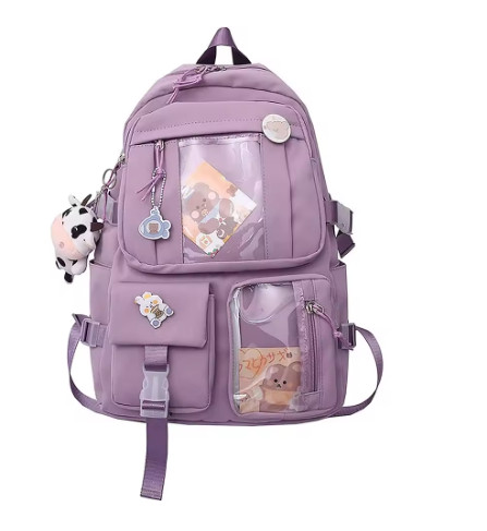 Mochila Escolar para Bachillerato | Mochila de Viaje Impermeable con Gran Capacidad para Portátil