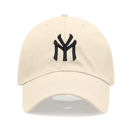 Gorra de béisbol con bordado de letras MY para hombre y mujer, gorro deportivo de algodón lavado suave ajustable para papá, gorros de protección para el sol para primavera y verano