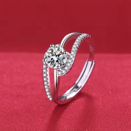 Nuevo Anillo con circonita 5A brillante para mujer, joyería de boda, abalorio de compromiso, regalo de moda para fiesta, anillo de alta calidad
