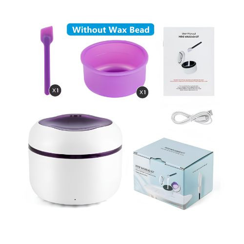 Mini máquina calentadora de cera, tazón de silicona de 40g