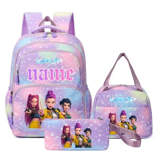 Set de  Mochila Casual de Gran Capacidad, 3 PZ, Material Oxford Duradero, Diseño Ligero y Plegable, Cierre de Cremallera Multifuncional, Correas Ajustables