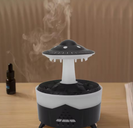 Humidificador Relajante de Lluvia con Goteo de Agua