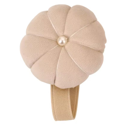 Cojín de muñeca para coser, muñequera ajustable con forma de calabaza, organizador de agujas para costura y acolchado