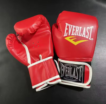 Guantes de boxeo profesionales de 6/8/10 oz, guantes de entrenamiento de PU grueso para Muay Thai Sanda MMA, accesorios de entrenamiento de boxeo