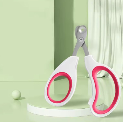 Tijeras para uñas de gato con orificio Circular, cortaúñas profesionales para perros y mascotas, recortador de garras para los dedos, suministros de aseo para mascotas, productos p