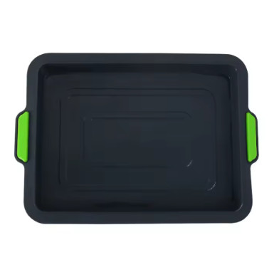 Bandeja gruesa de silicona para hornear, molde antiadherente para pan y pastel, molde cuadrado resistente al calor para hornear Brownie, hojas para horno de cocina