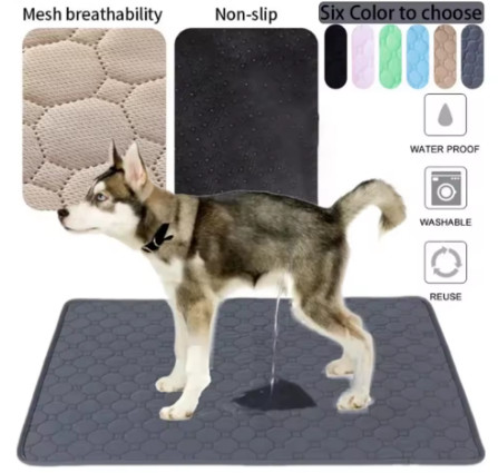 Alfombrilla Reutilizable y Lavable para Orina de Perro, Tapete Impermeable y Absorbente para Asiento de Coche, Suelo, Sofá, Entrenamiento de Cachorros y Gatos, Suministros para Mas