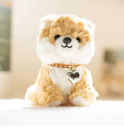 Adorable Mini perro famoso Shiba Inu Beagle juguete de peluche simulación de cachorro suave Schnauzer Wolfdog niñas muñeco de peluche decoración del hogar